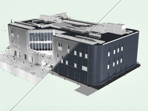 Rilievo di una Scuola scansione 3D e fotogrammetria aerea